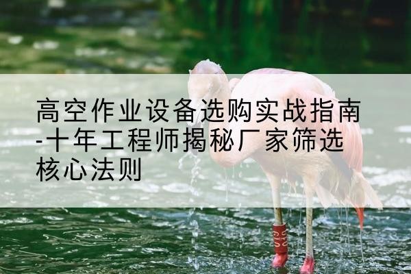 卢龙剪叉式升降机厂家-高空作业设备选购实战指南-十年工程师揭秘厂家筛选核心法则